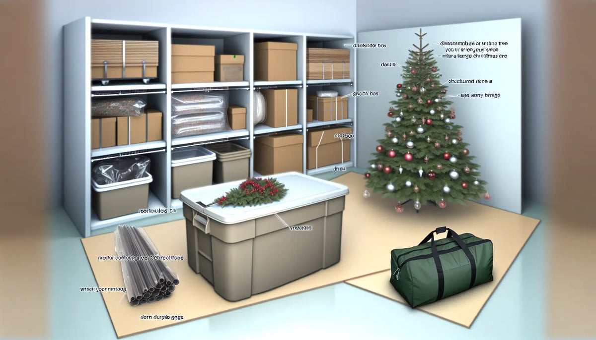 Comment bien ranger son sapin de Noël