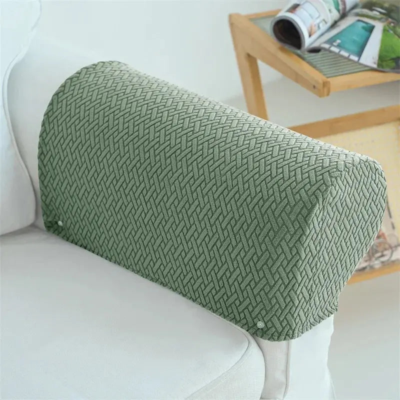 Housse Accoudoir Canapé Jacquard VELURA - Housse de France