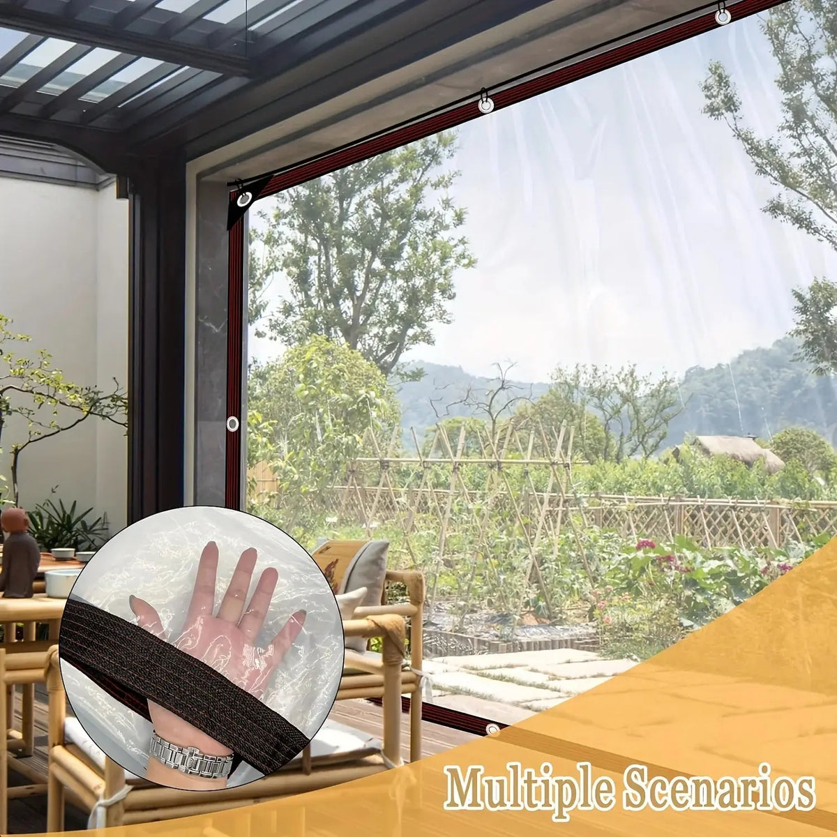 Bâche Imperméable Transparente GARDURO Housse de France