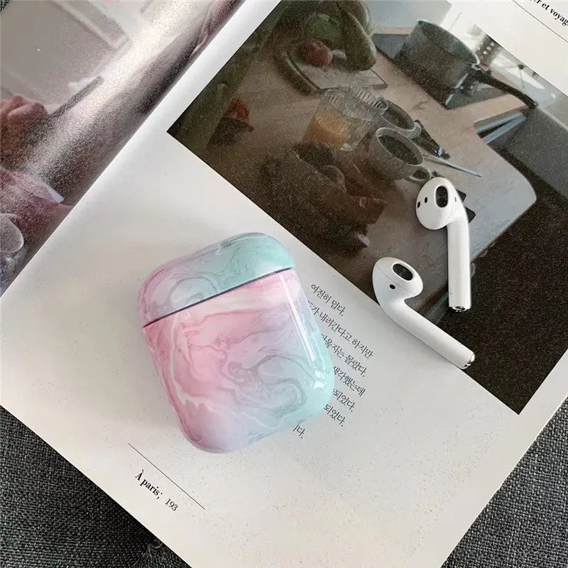 Coque AirPods Marbre BLANCSA Coloful