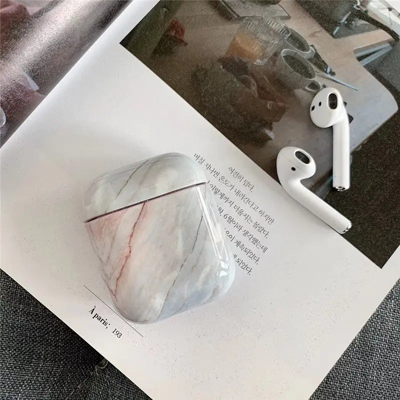 Coque AirPods Marbre BLANCSA Jade