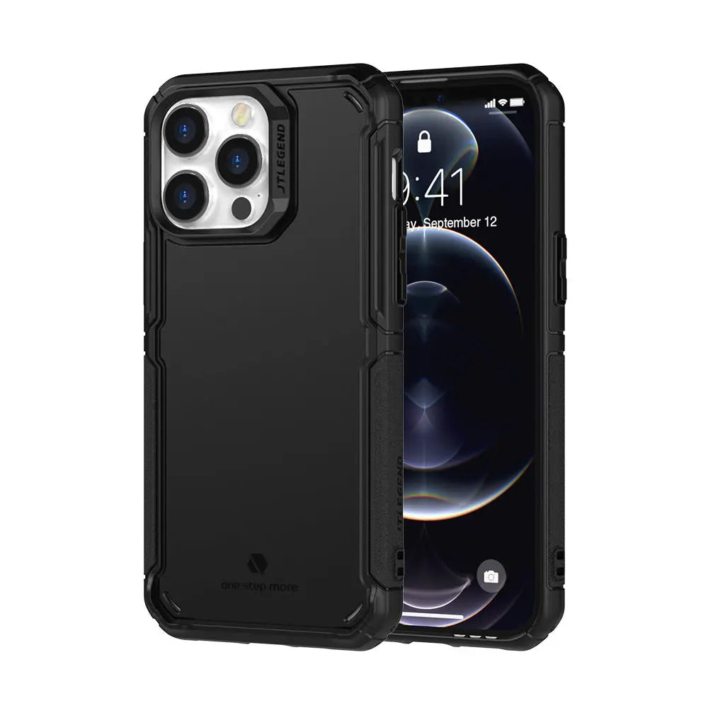 Coque Téléphone Antichoc MILITECH Black-IPhone14Max