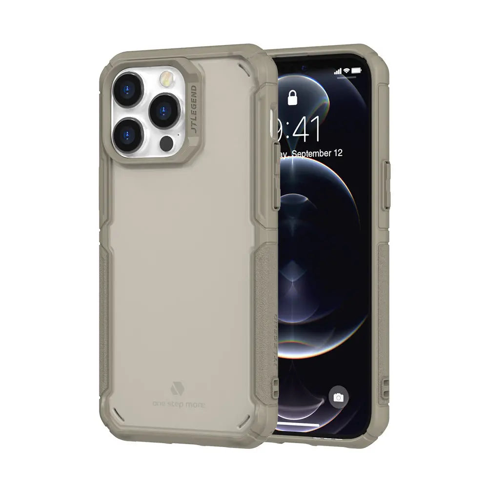 Coque Téléphone Antichoc MILITECH Khaki-IPhone14pro