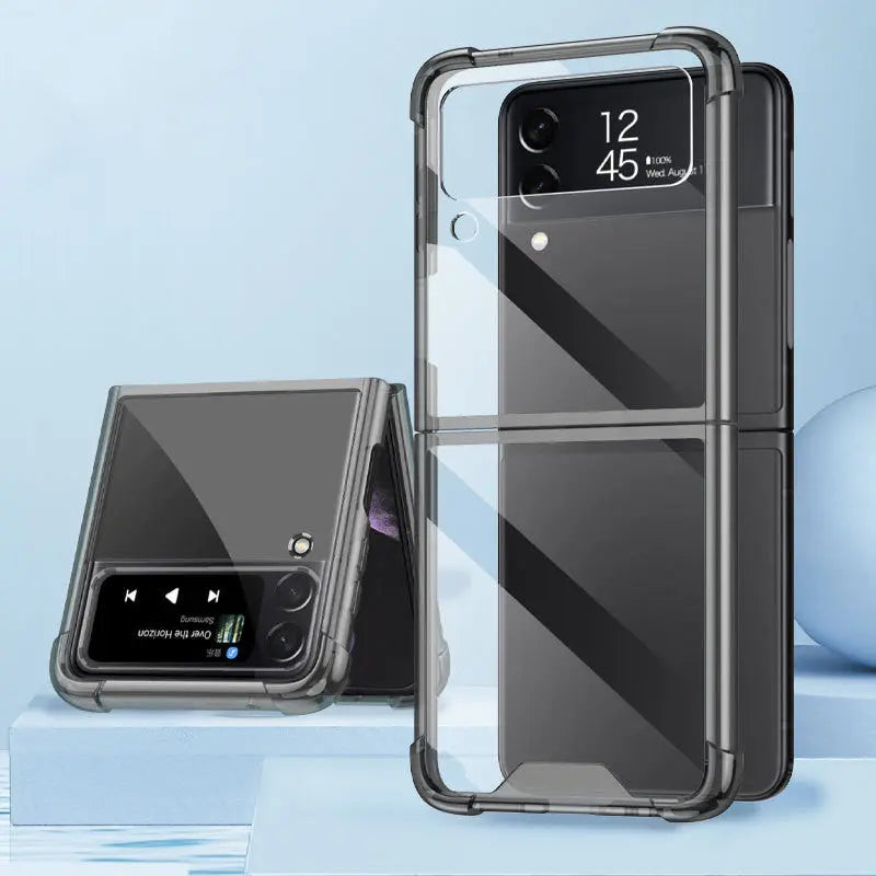 Coque Téléphone Antichoc VERTEX Black-Samsung Galaxy Z Flip4