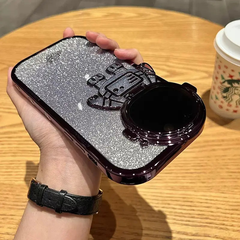 Coque Téléphone Brillante ASTRO Purple Gradient-Iphone14pro max