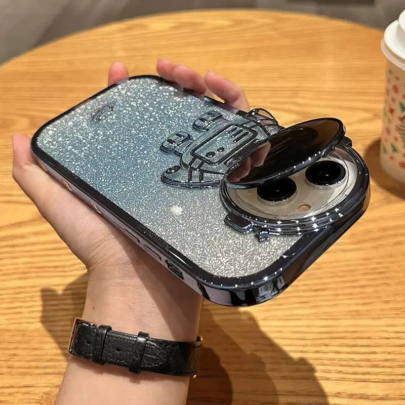 Coque Téléphone Brillante ASTRO Blue Gradient-iPhone12pro max