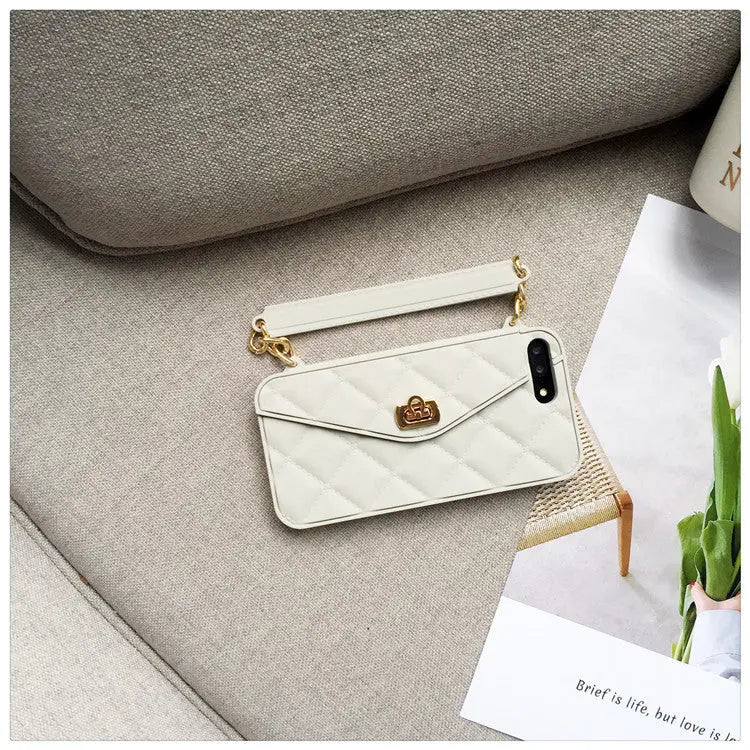 Coque Téléphone Chic FURENA Grey-With card chain-Iphone 11Pro