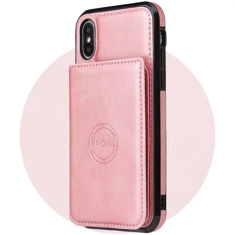 Coque Téléphone Cuir Unisexe SOMELUX Pink-IPhone7 8 se