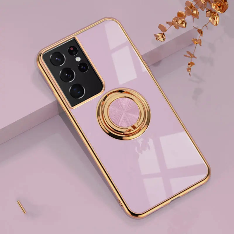 Coque Téléphone Électroplacage ZILO Light Purple-S20Ultra