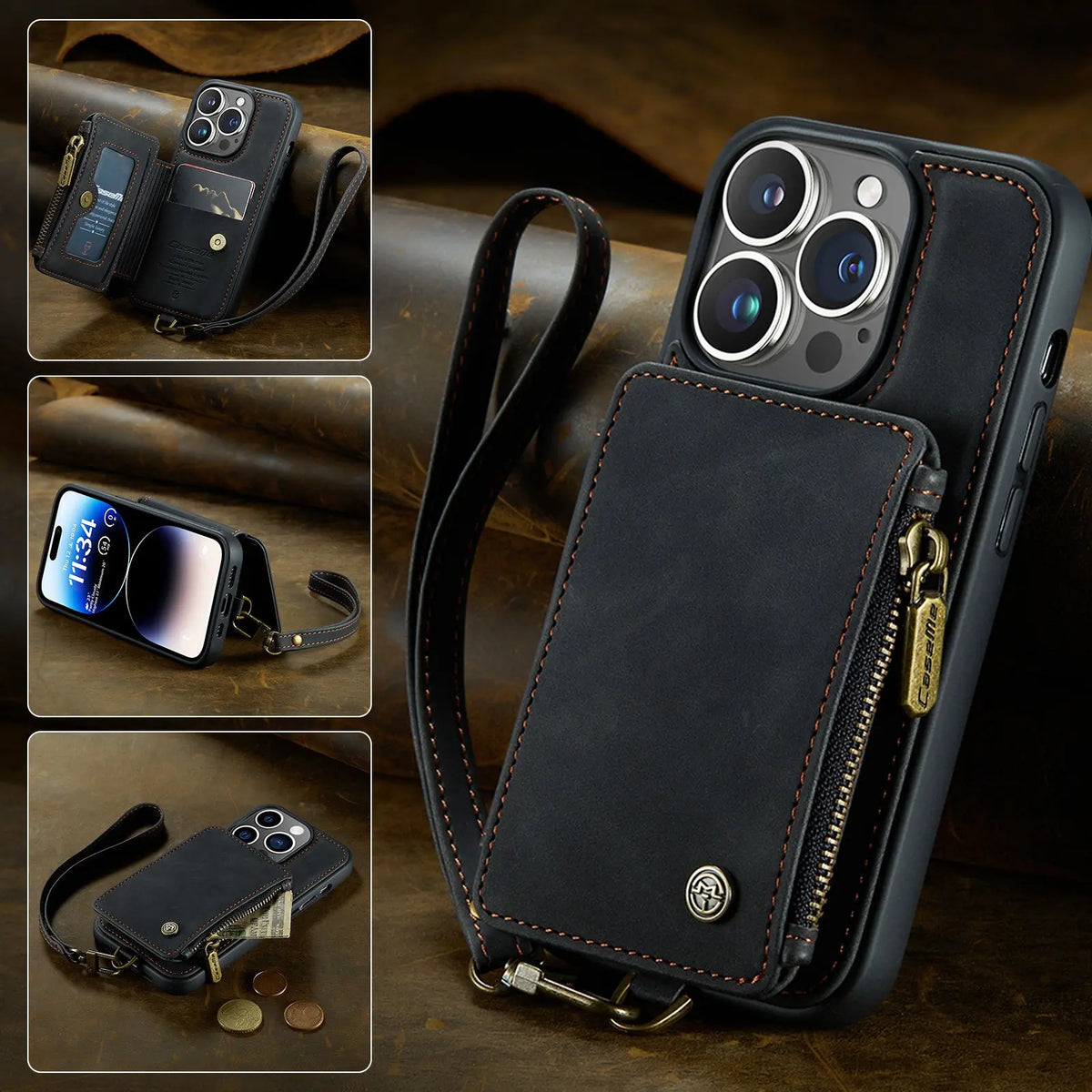 Coque Téléphone Élégante FROSTEX Black-iPhone12pro