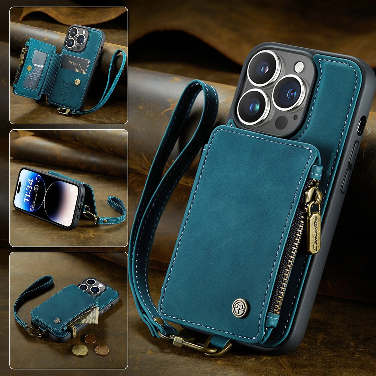 Coque Téléphone Élégante FROSTEX Blue-IPhone13ProMax
