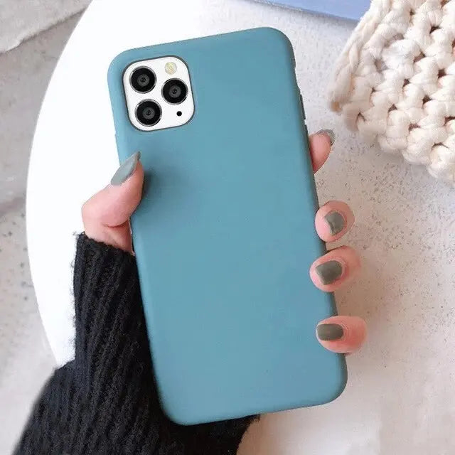 Coque Téléphone Frosted CELINA Blue-IPhone11pro