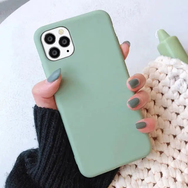 Coque Téléphone Frosted CELINA Green-IPhone7 8