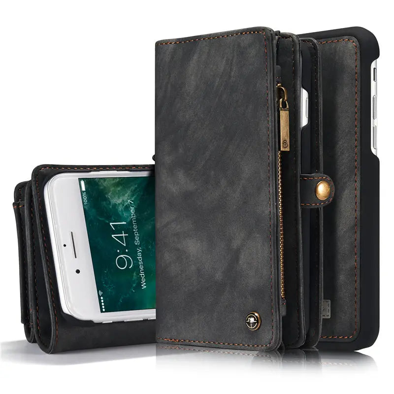 Coque Téléphone Luxe TUVIO Black-iPhone7