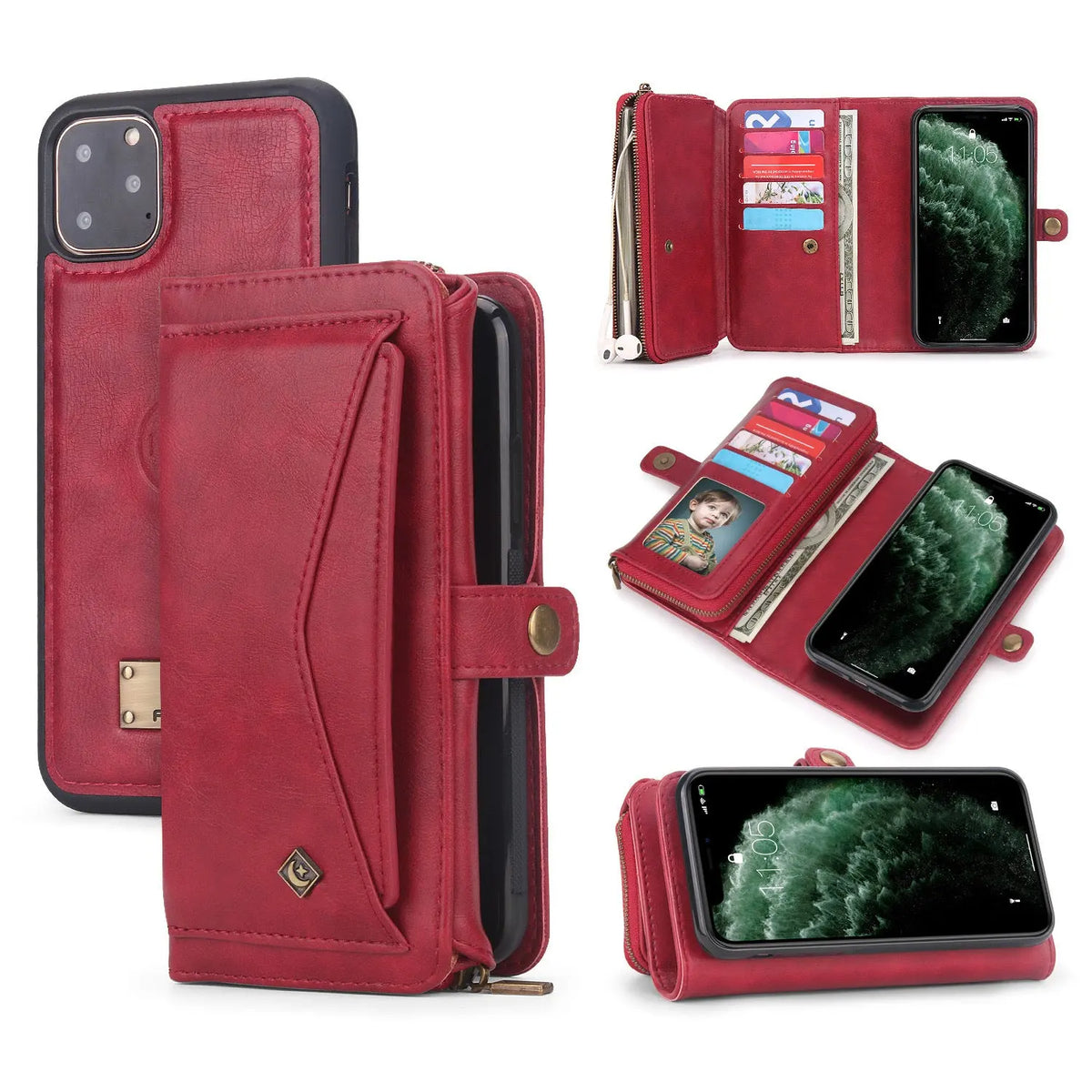 Coque Téléphone Magnétique ZORLO Red-Samsung S10