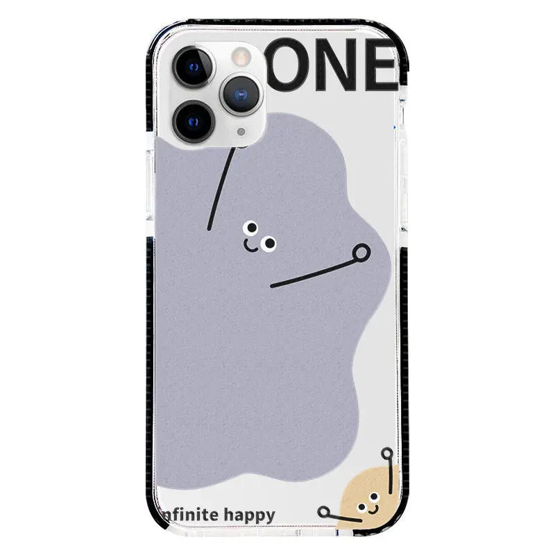 Coque Téléphone Peinte RIOXO Black-Iphone13PRO