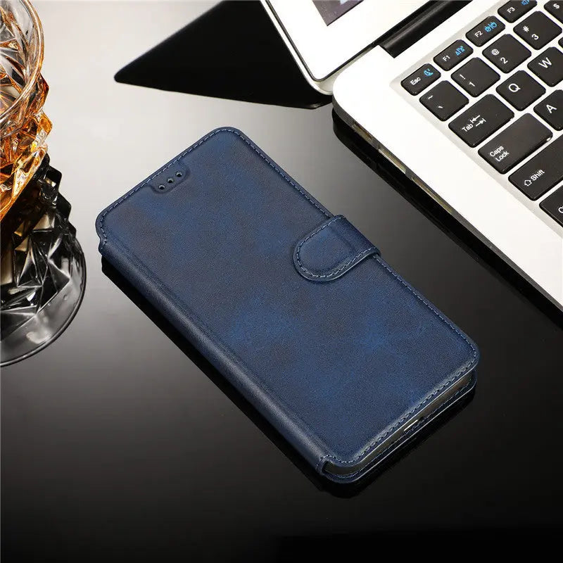 Coque Téléphone Portefeuille CALIDO Blue-iPhone6 plus