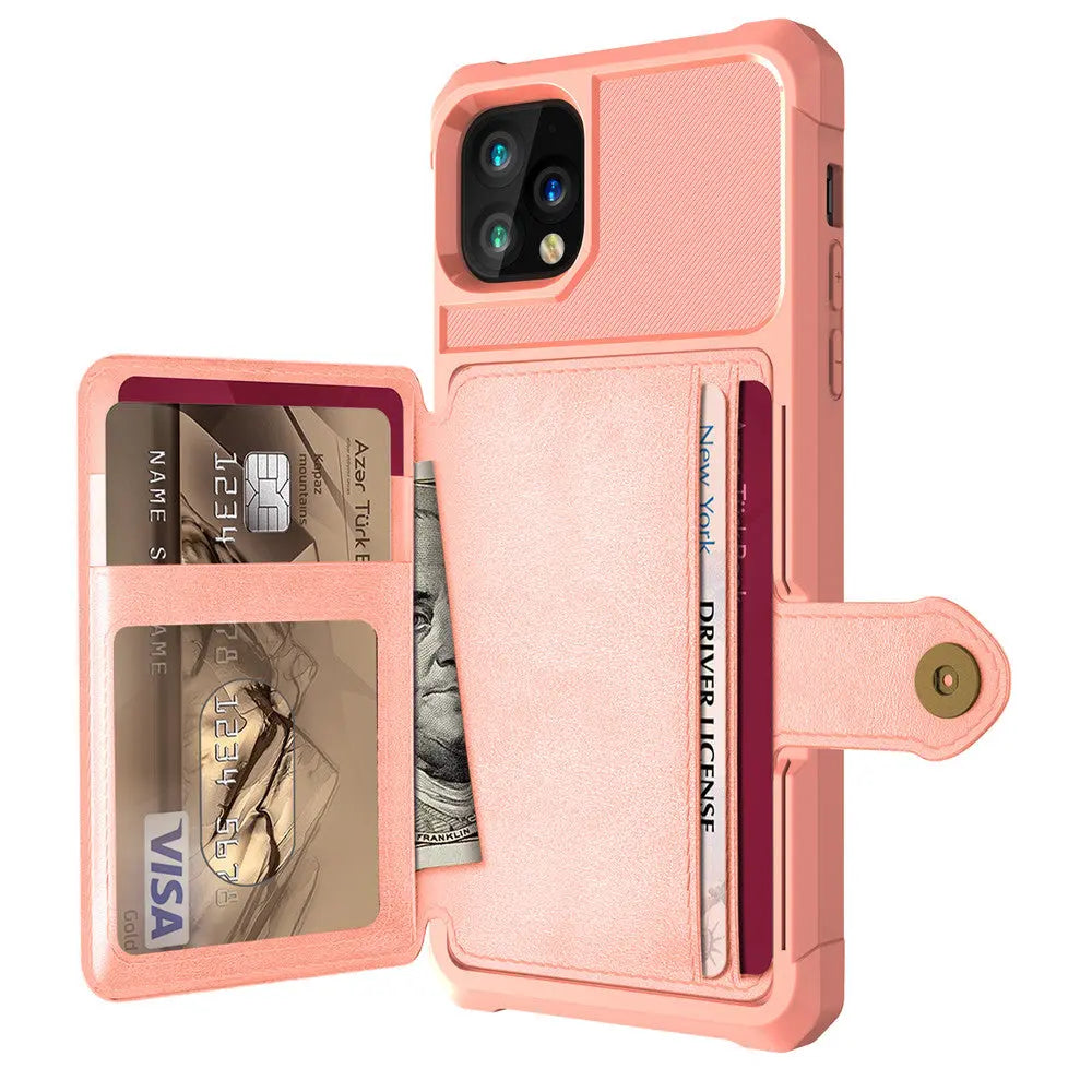 Coque Téléphone Portefeuille LYNTEX Pink-IphoneXr