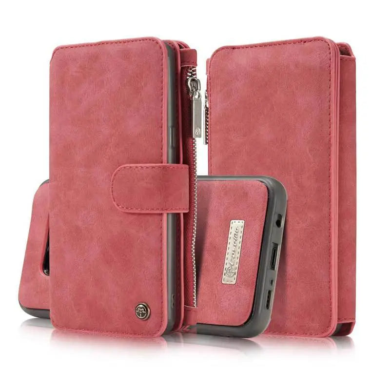 Coque Téléphone Portefeuille S8 ZARLUX Red-S9plus