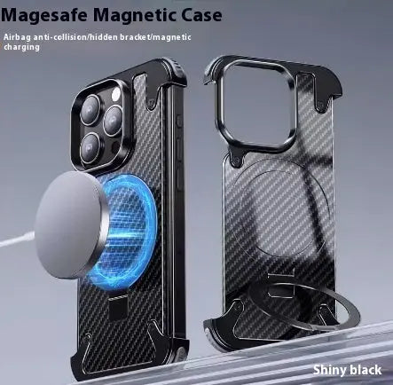 Coque Téléphone Renforcée LYRA Black glossy surface-IPhone15Plus