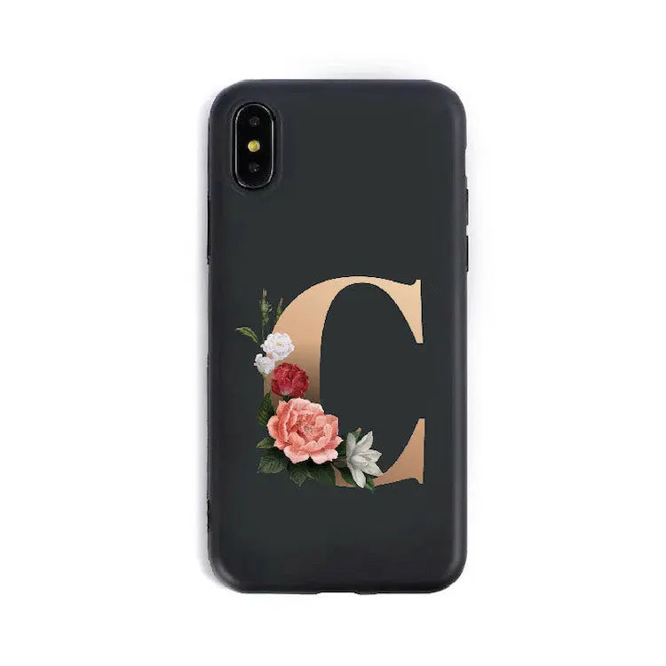 Coque de Téléphone Alphabet Fleuris ZYRA C-XR