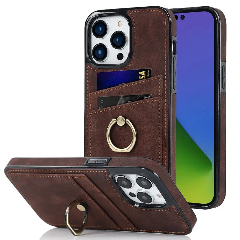 Coque de Téléphone Anti-Chute CUTECASE New Brown-Iphone 11Pro Max