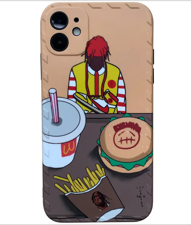 Coque de Téléphone Cartoon Travis Yellow-IPhone 11 Pro