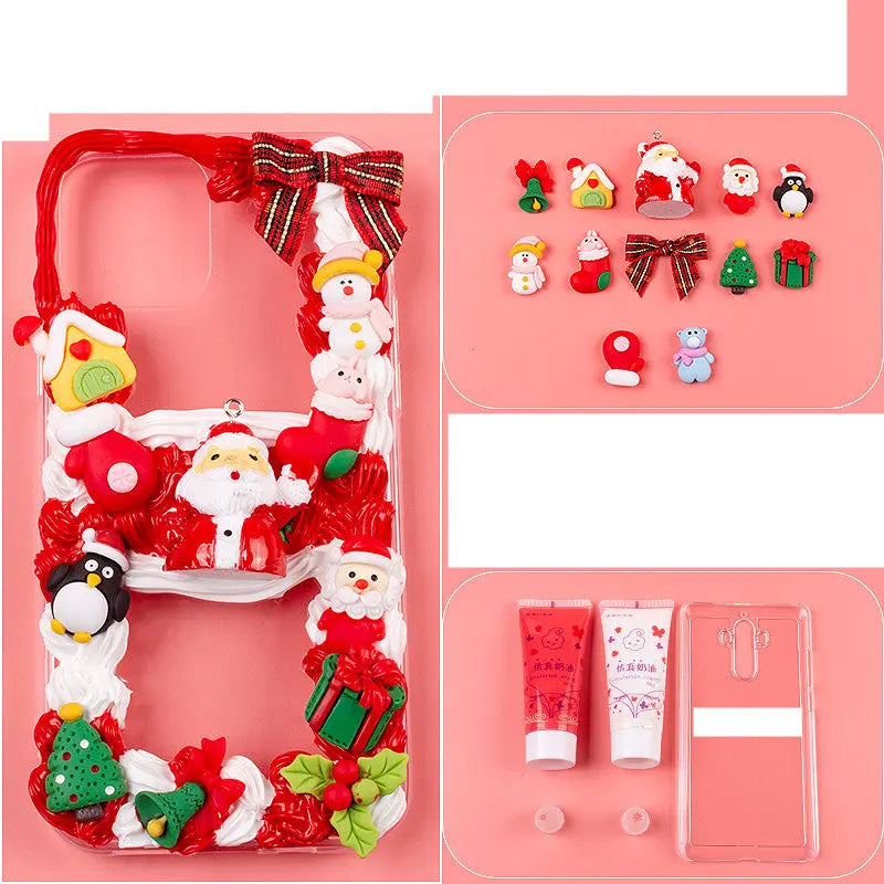 Coque de Téléphone Créatif WAVE Waving Santas bag-IPhone12