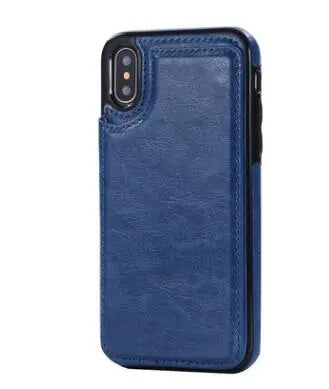 Coque de Téléphone Cuir Protectrix Blue-X XS