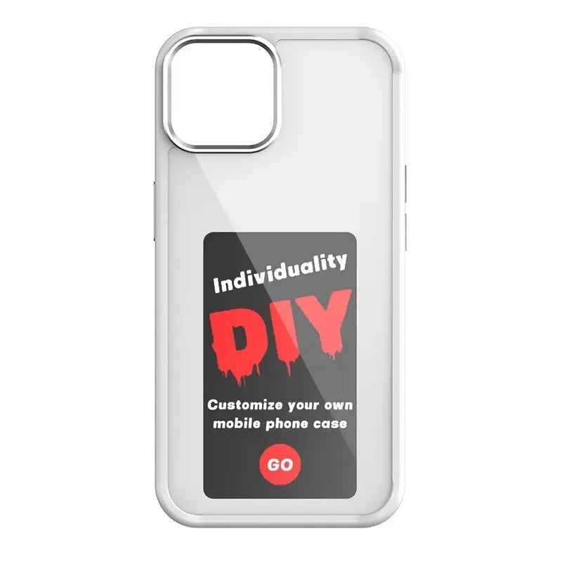 Coque de Téléphone E-Ink Personnalisable ZYNIO White-IPhone13 promax