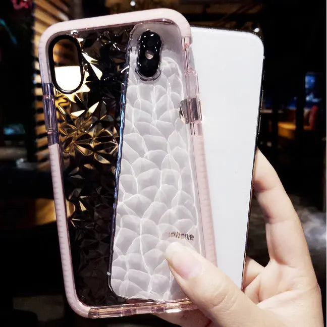 Coque de Téléphone Élégante STRIPEZ Pink-iPhoneX