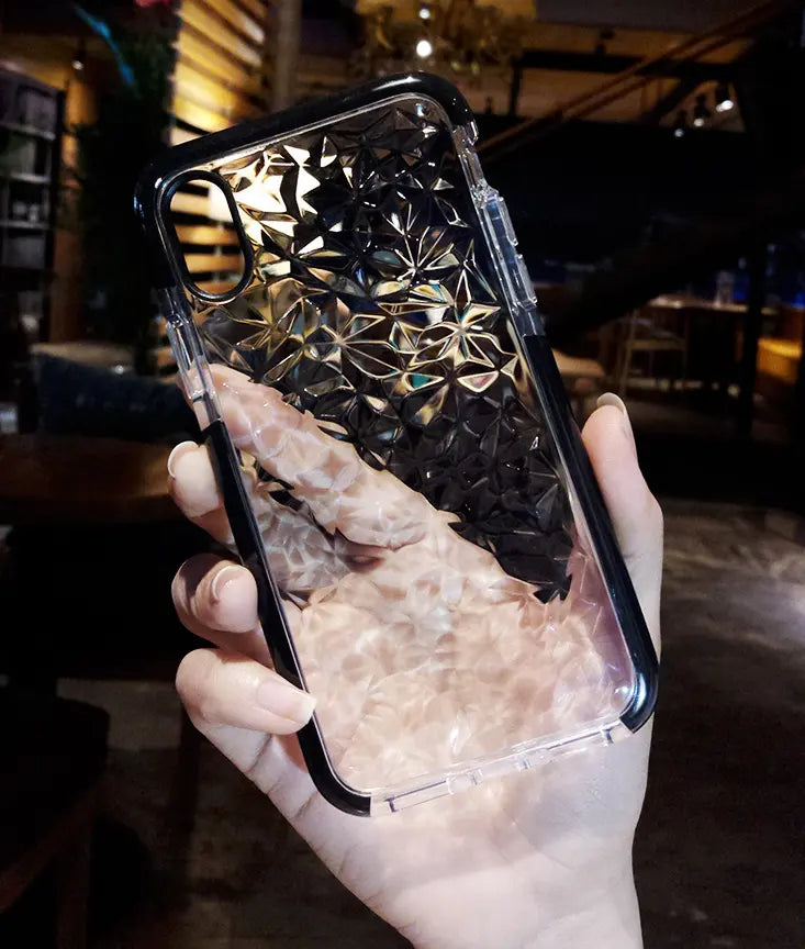 Coque de Téléphone Élégante STRIPEZ Black-iPhoneXs