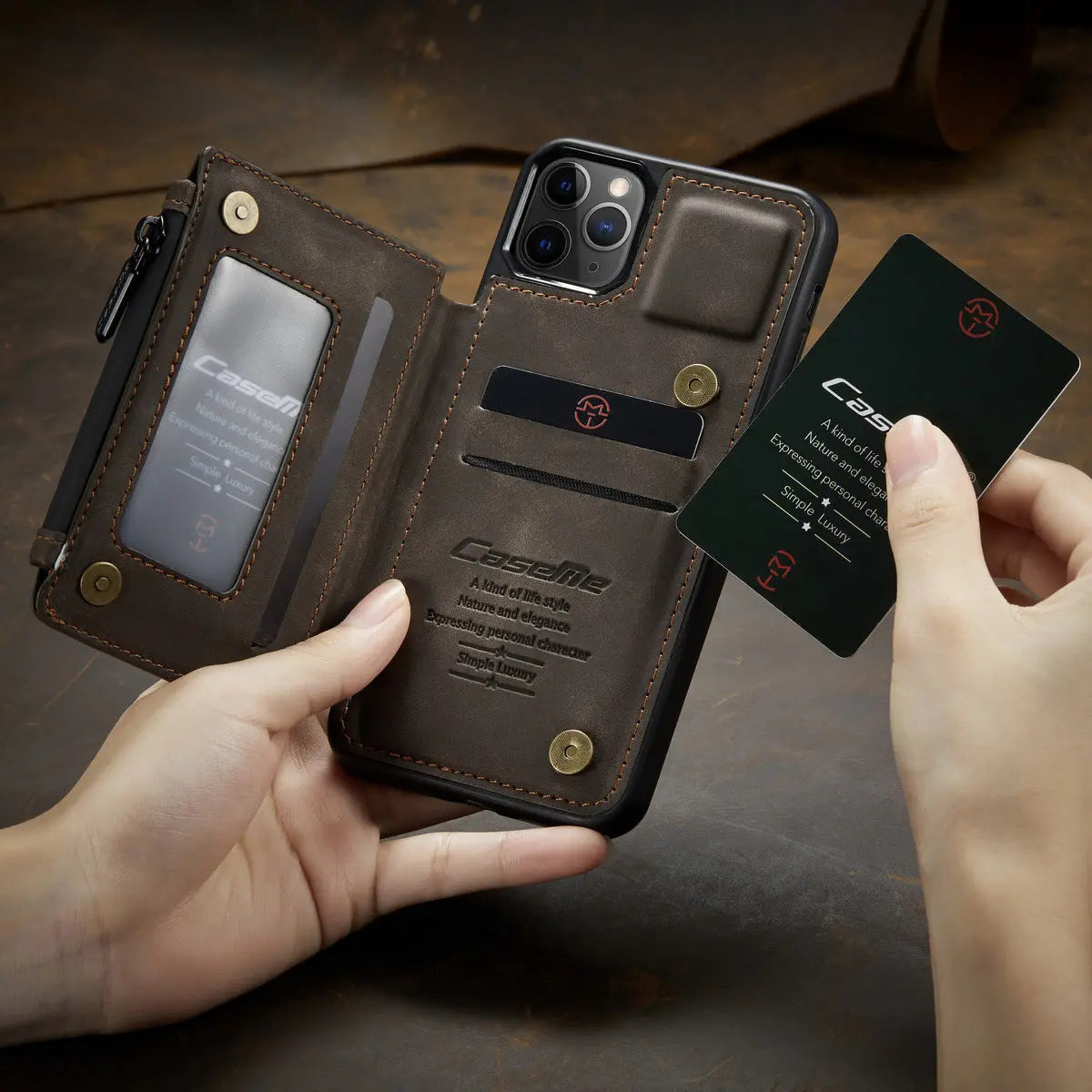 Coque de Téléphone Élégante TRIO Coffee-IPhone XS