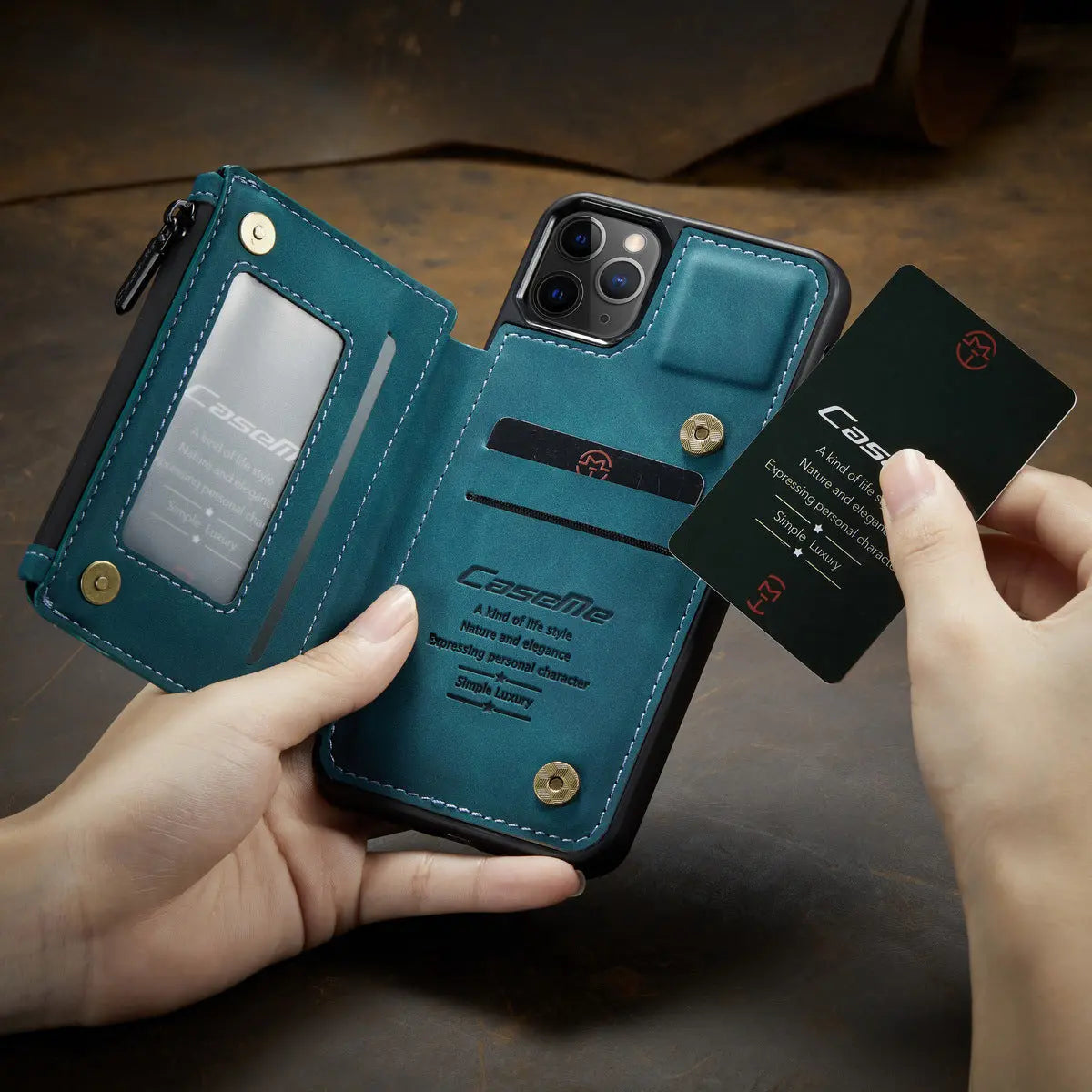 Coque de Téléphone Élégante TRIO Blue-IPhone XR