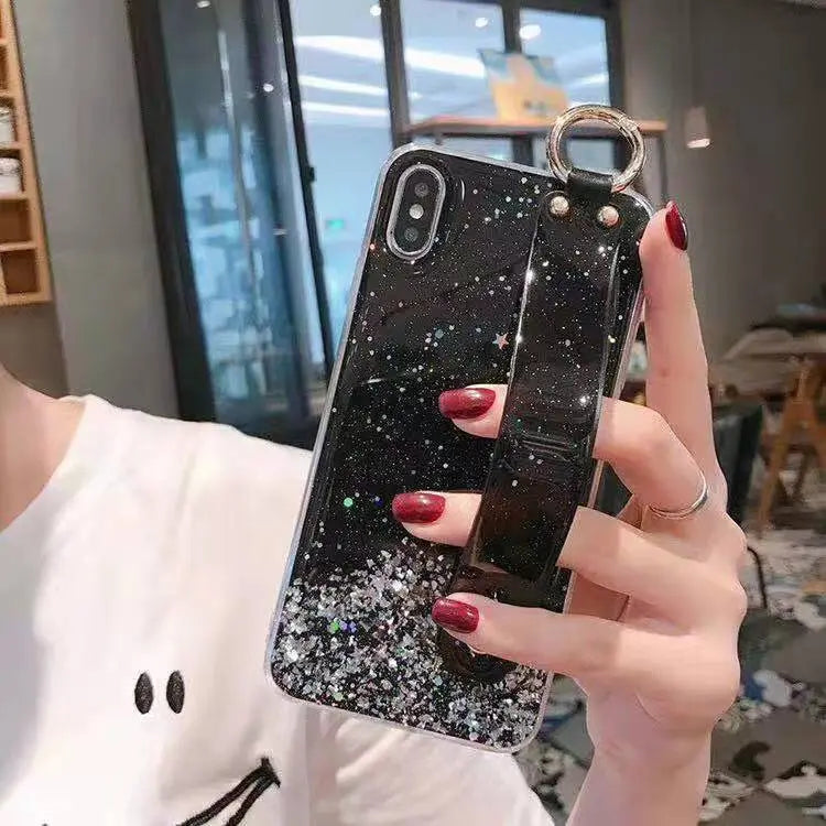 Coque de Téléphone Étoilée LYNN Black-IPhone11