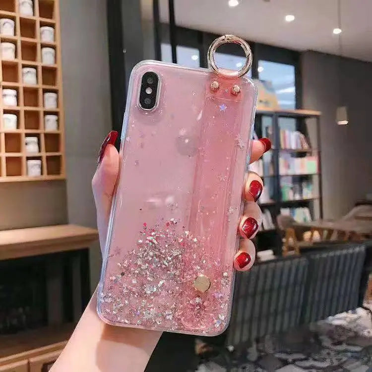 Coque de Téléphone Étoilée LYNN Pink-IPhoneXR
