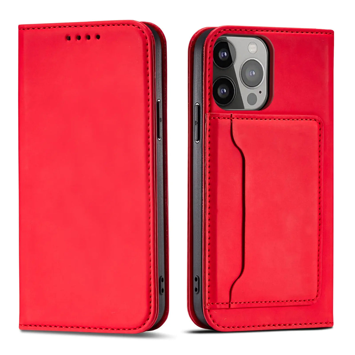 Coque de Téléphone Flip Business GARNO Red-IPhone X