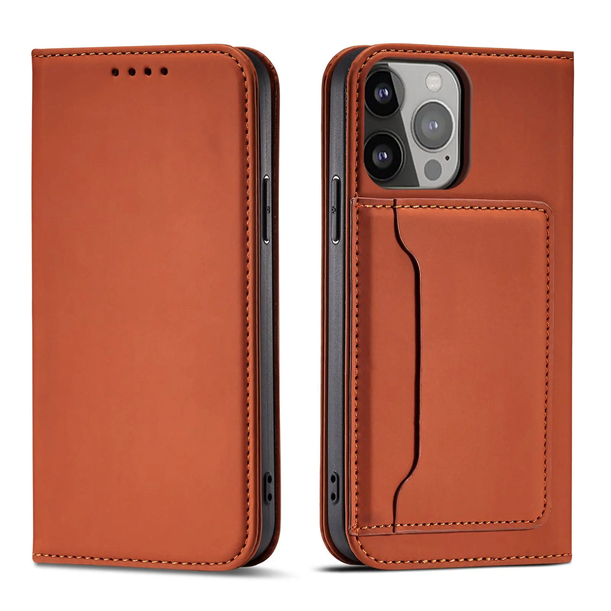 Coque de Téléphone Flip Business GARNO Yellow-Iphone12Mini