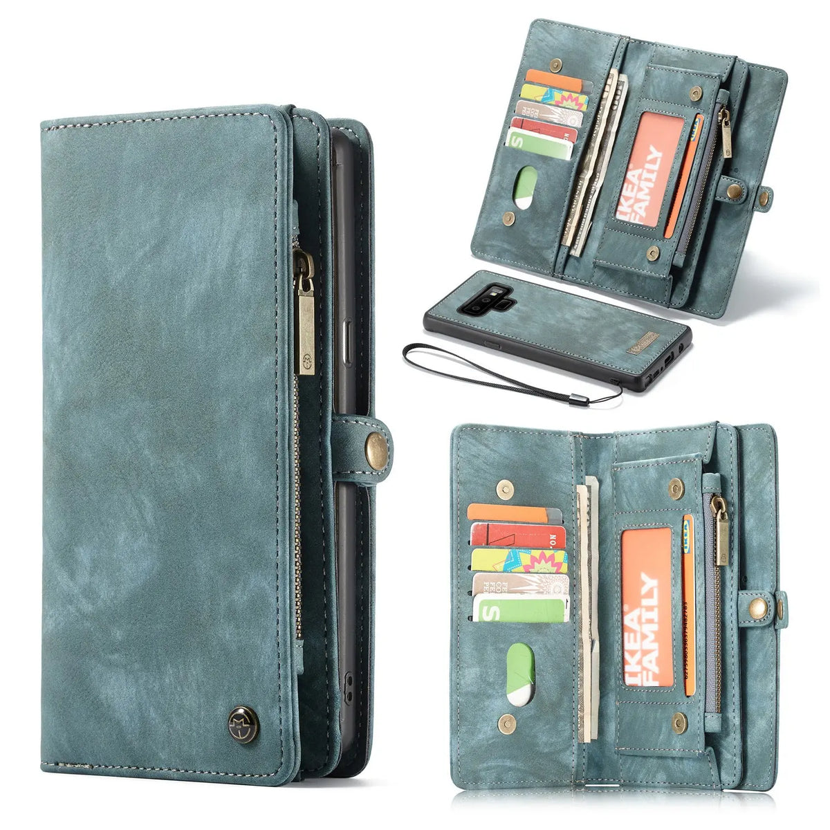 Coque de Téléphone Magnétique Duo LEZIO Blue-A70