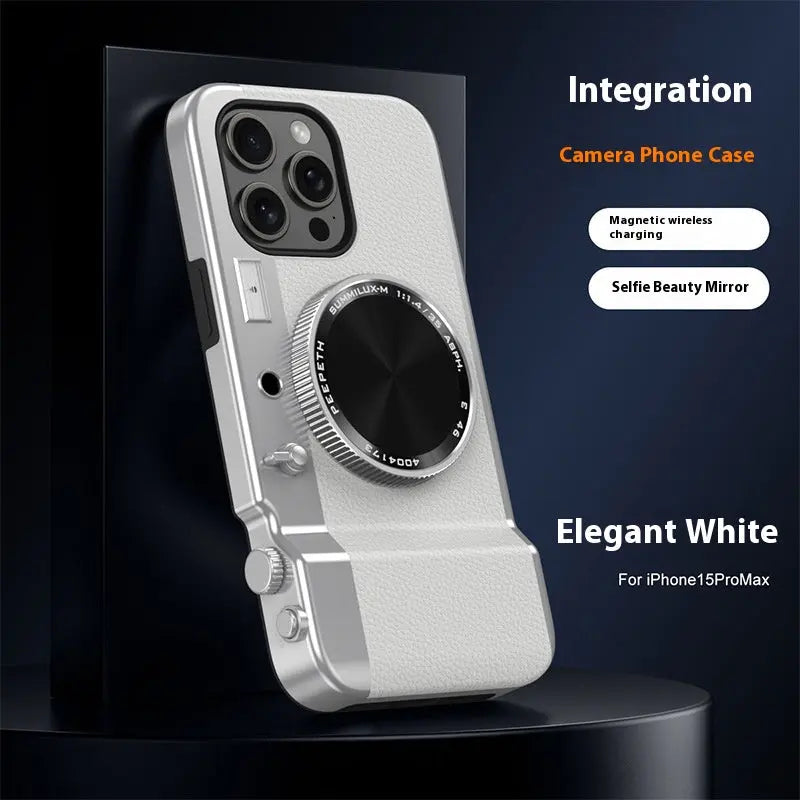 Coque de Téléphone Magnétique STELLAR Elegant White-IPhone15Pro