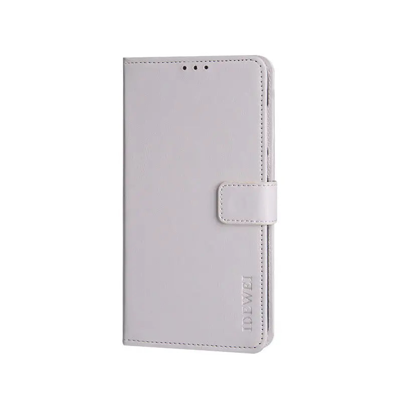 Coque de Téléphone Portefeuille HAWO麻 White-Huawei 7SE5G