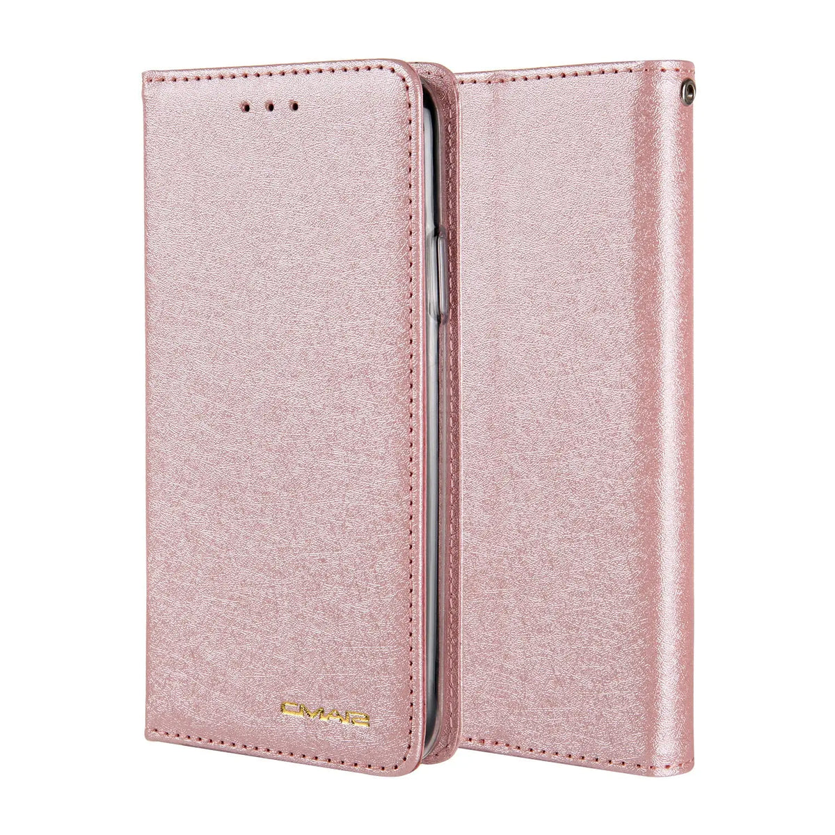 Coque de Téléphone Style Flip PU OLENA Rose gold-Iphone 11