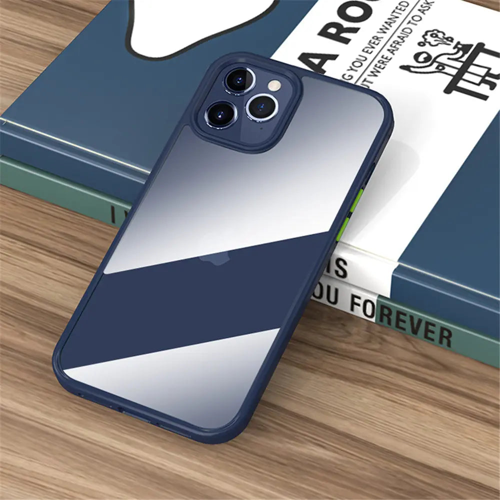 Coque de Téléphone TPU iPhone ROCK Blue-IPhone 12 Pro