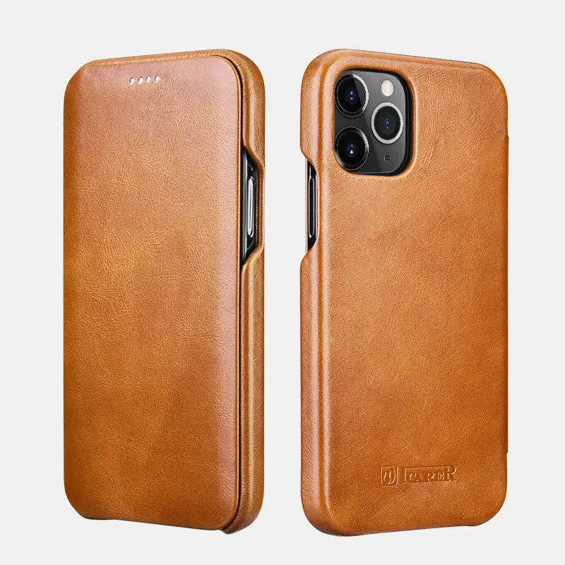 Coque de téléphone Cuir Business RETRO Khaki-iPhone7 8plus