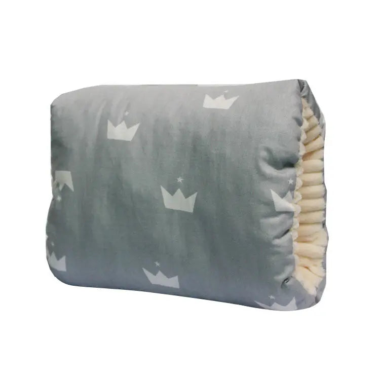 Coussin Allaitement Coton Compact NURSOX Gray Crown-25X23CM