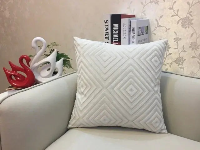Coussin Canapé Flanelle ZEO C-55cmX55cm