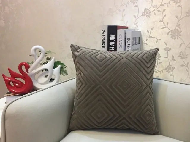 Coussin Canapé Flanelle ZEO O-55cmX55cm