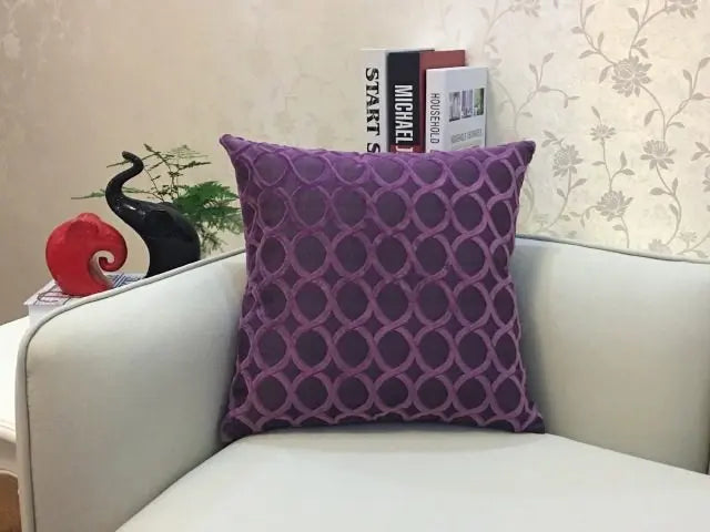 Coussin Canapé Flanelle ZEO T-45cmX45cm