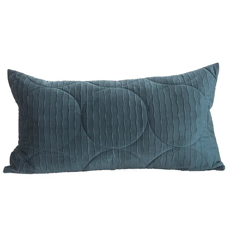 Coussin Canapé Velours LICIER Green-50x90cm
