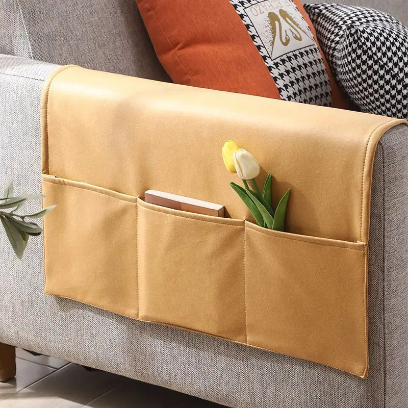 Housse Accoudoir Canapé Polyester SHIROT 03 Yellow-60X110cm